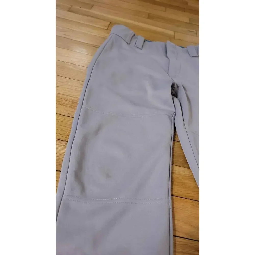 Baseball Pants‎ Elastic Bottom Softball CP Clutch Youth Large Gray Game Practice